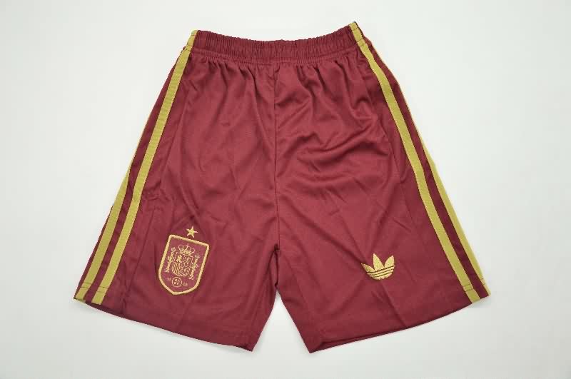 2026 Spain World Cup Away Kids Soccer Jersey And Shorts