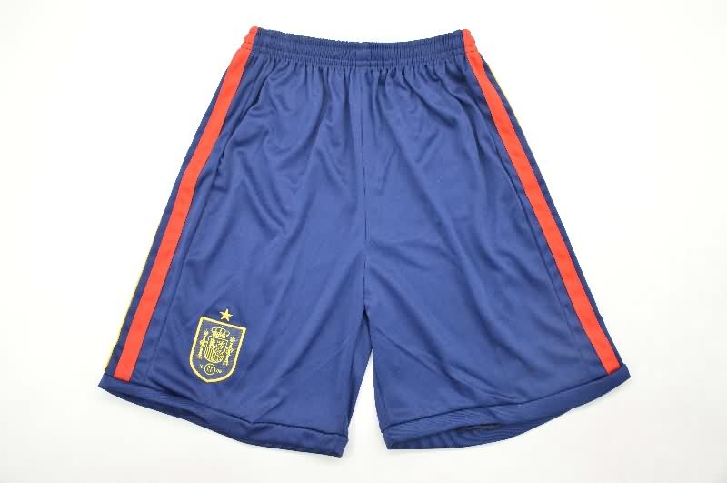 2026 Spain World Cup Home Long Sleeve Kids Soccer Jersey And Shorts