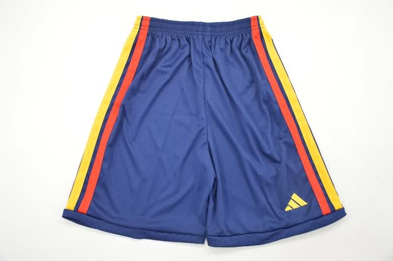 2026 Spain World Cup Home Long Sleeve Kids Soccer Jersey And Shorts