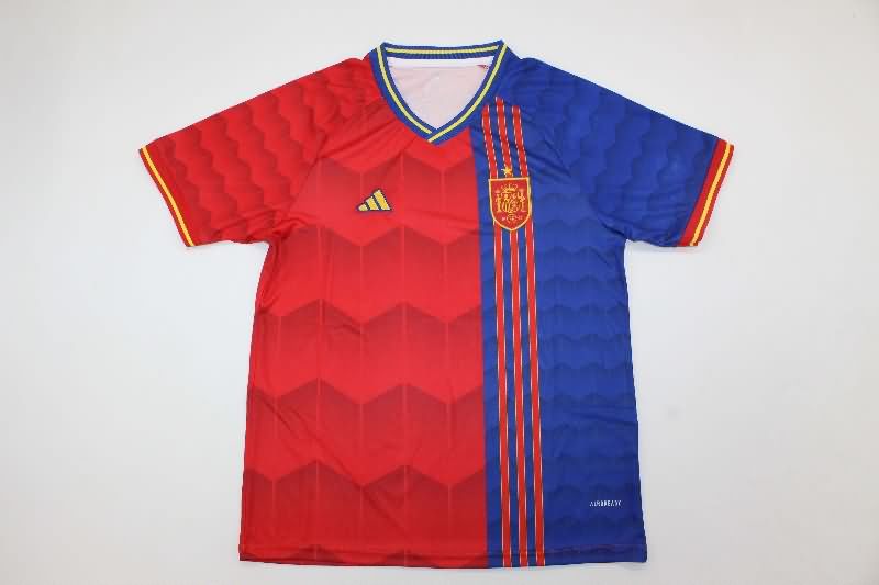 2025 Spain Training Kids Soccer Jersey And Shorts