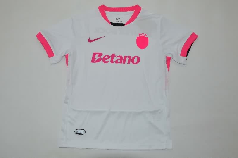 25/26 Sporting Lisbon Special Kids Soccer Jersey And Shorts 02