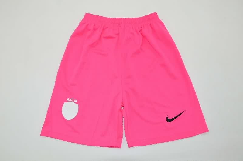 25/26 Sporting Lisbon Special Kids Soccer Jersey And Shorts 02