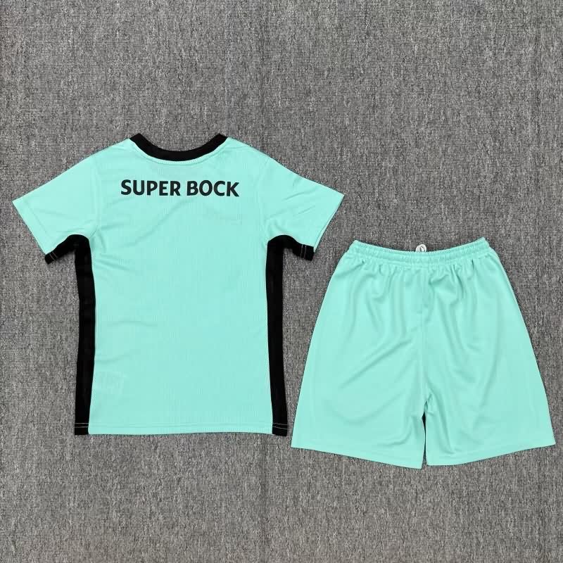 25/26 Sporting Lisbon Third Kids Soccer Jersey And Shorts