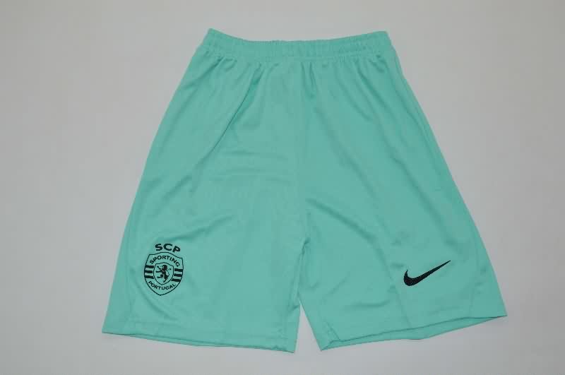 25/26 Sporting Lisbon Third Kids Soccer Jersey And Shorts