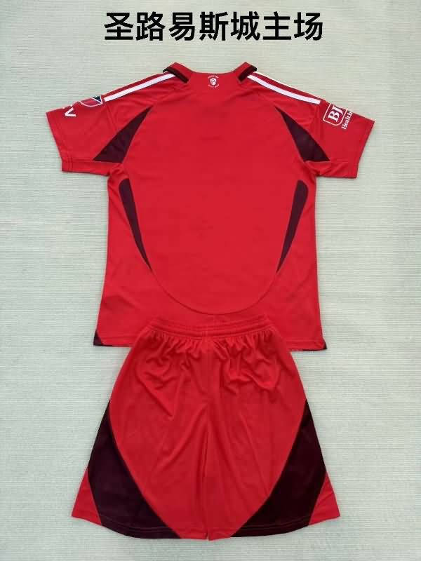 2025 St.Louis City Sc Home Kids Soccer Jersey And Shorts