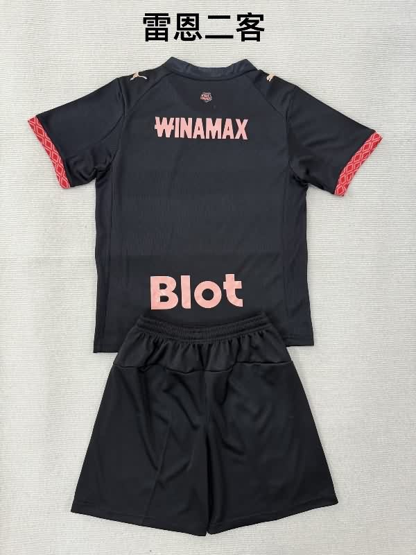 25/26 Stade Rennais Third Kids Soccer Jersey And Shorts