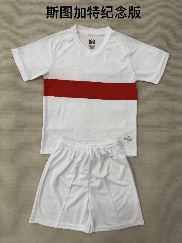 25/26 Stuttgart 100th Anniversary Kids Soccer Jersey And Shorts 25/26 Stuttgart 100th Anniversary Kids Soccer Jersey And Shorts