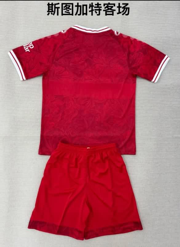 25/26 Stuttgart Away Kids Soccer Jersey And Shorts
