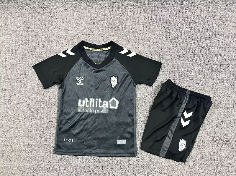25/26 Sunderland Third Kids Soccer Jersey And Shorts