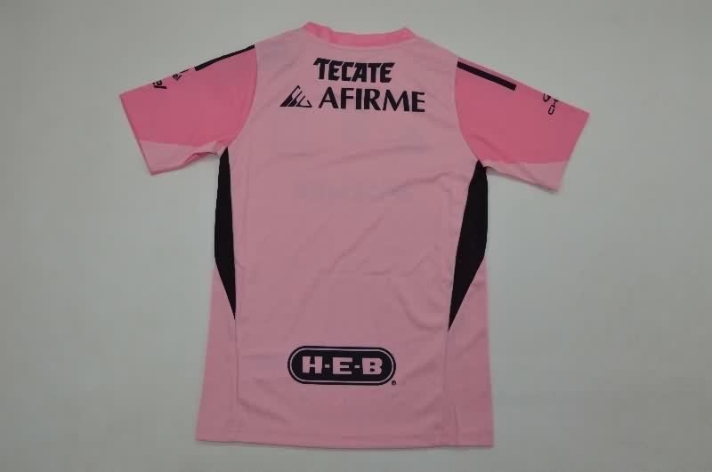 25/26 Tigres UANL Goalkeeper Pink Kids Soccer Jersey And Shorts