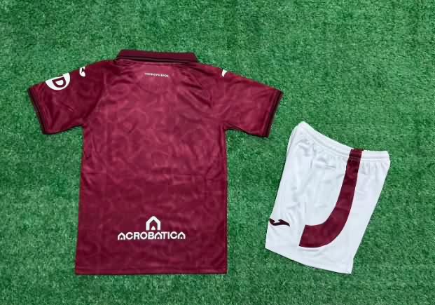 25/26 Torino Home Kids Soccer Jersey And Shorts
