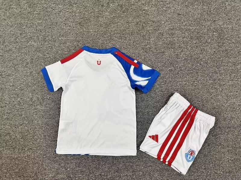 2026 Universidad Chile Away Kids Soccer Jersey And Shorts