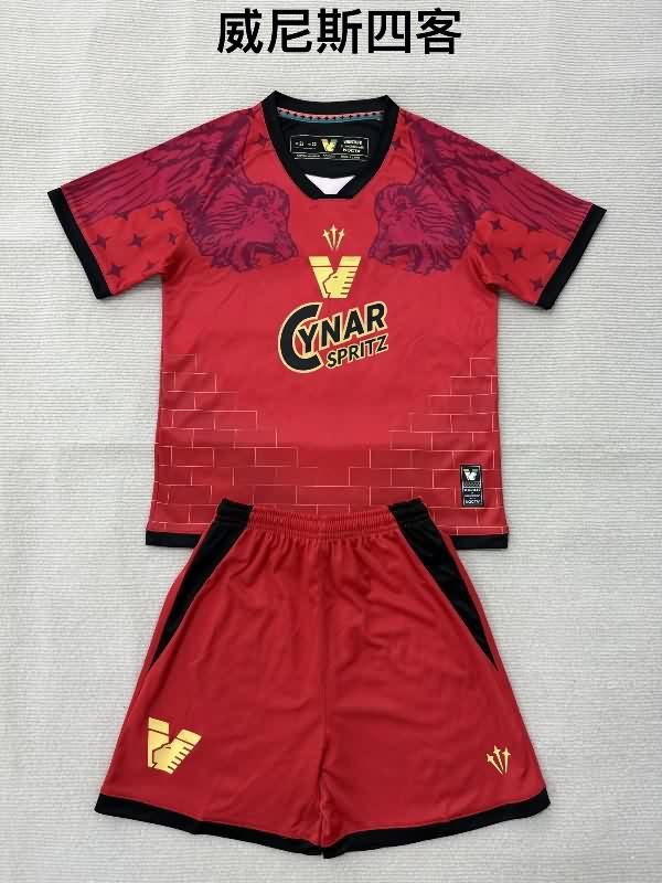 25/26 Venezia Fourth Kids Soccer Jersey And Shorts