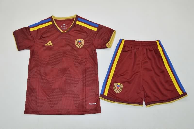 2026 Venezuela Home Kids Soccer Jersey And Shorts 2026 Venezuela Home Kids Soccer Jersey And Shorts