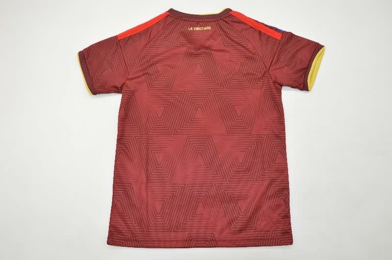 2026 Venezuela Home Kids Soccer Jersey And Shorts