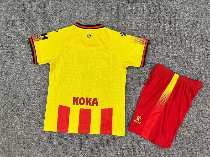 25/26 Watford Home Kids Soccer Jersey And Shorts