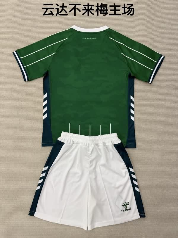25/26 Werder Bremen Home Kids Soccer Jersey And Shorts