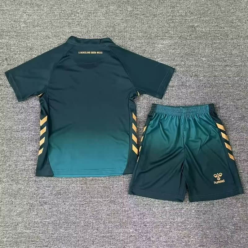 25/26 Werder Bremen Third Kids Soccer Jersey And Shorts