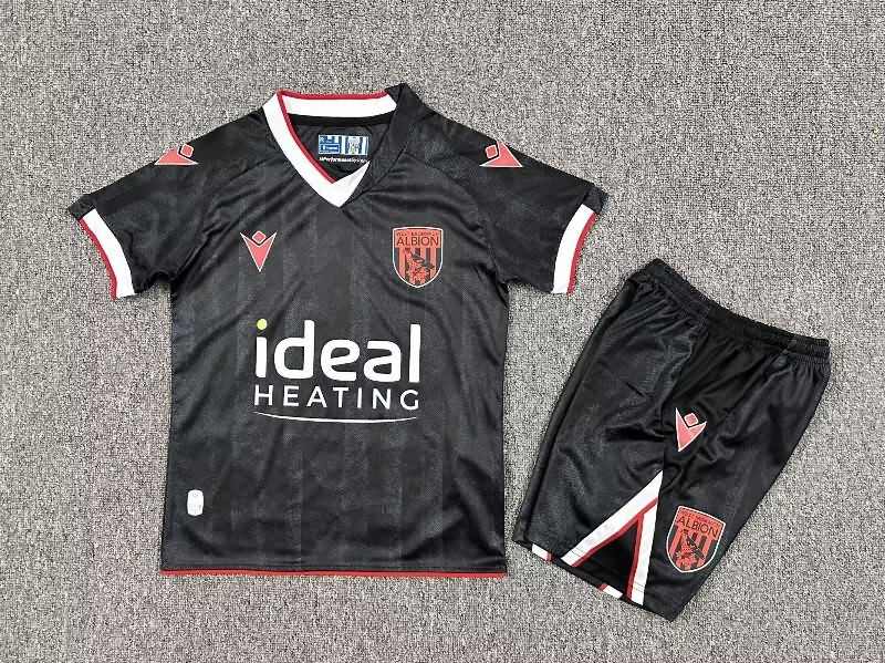 25/26 West Bromwich Third Kids Soccer Jersey And Shorts