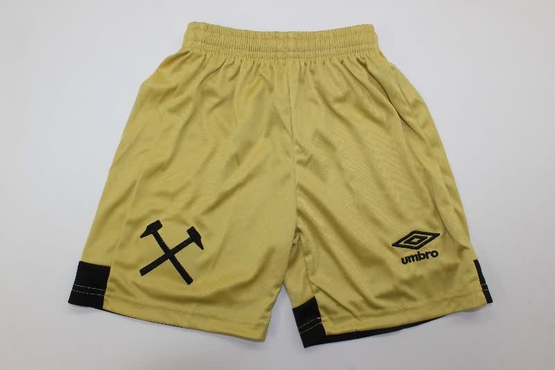 25/26 West Ham Third Kids Soccer Jersey And Shorts
