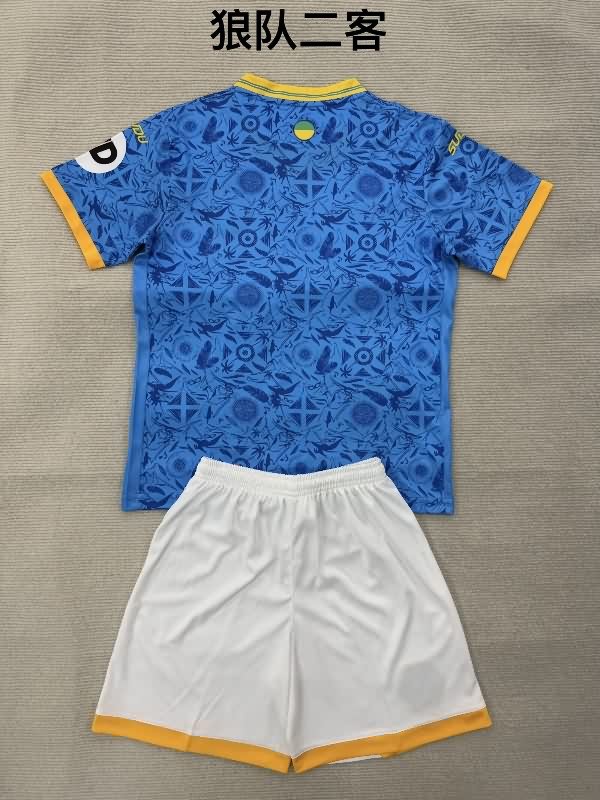25/26 Wolves Third Kids Soccer Jersey And Shorts