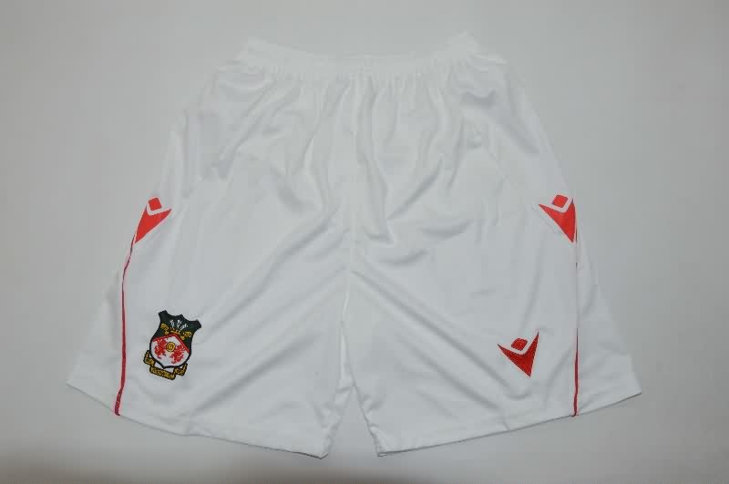 25/26 Wrexham Home Kids Soccer Jersey And Shorts