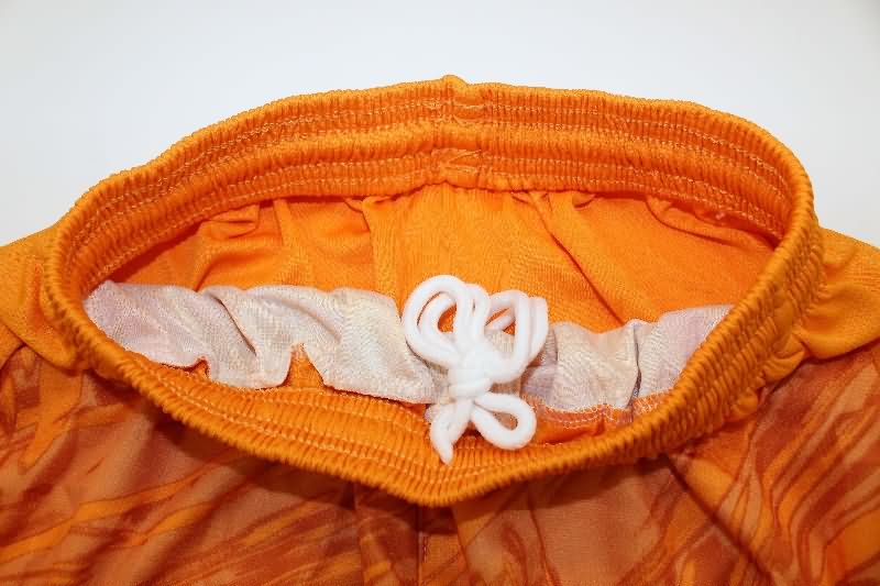 Thailand Quality(AAA) 25/26 AC Milan Goalkeeper Orange Soccer Shorts