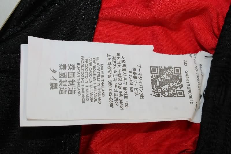 Thailand Quality(AAA) 25/26 AC Milan Home Soccer Shorts