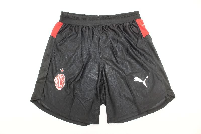 Thailand Quality(AAA) 25/26 AC Milan Home Soccer Shorts (Player)