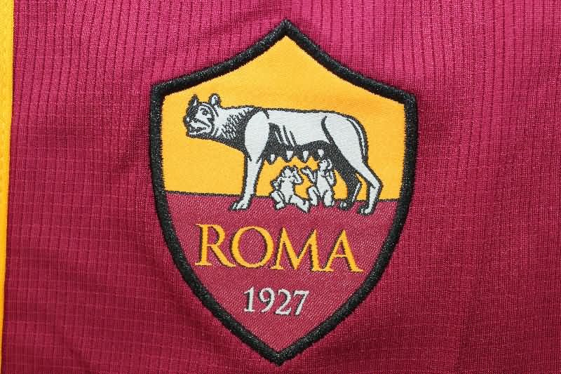 Thailand Quality(AAA) 25/26 AS Roma Home Soccer Shorts