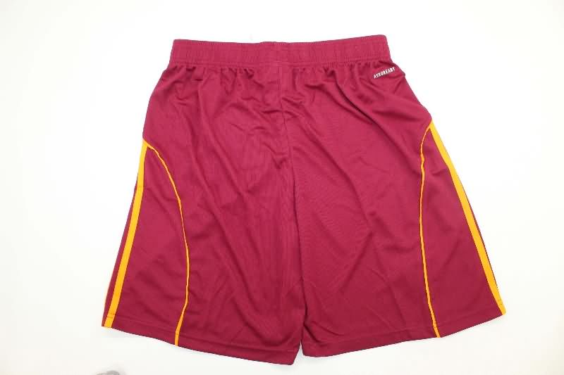 Thailand Quality(AAA) 25/26 AS Roma Home Soccer Shorts