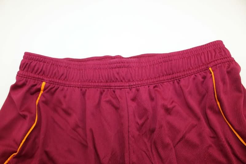 Thailand Quality(AAA) 25/26 AS Roma Home Soccer Shorts (Player)