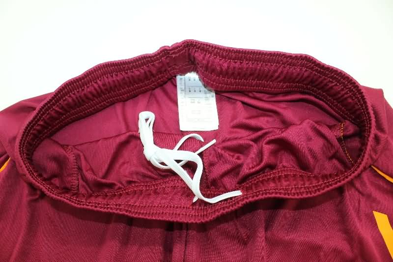 Thailand Quality(AAA) 25/26 AS Roma Home Soccer Shorts (Player)