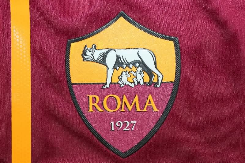 Thailand Quality(AAA) 25/26 AS Roma Home Soccer Shorts (Player)