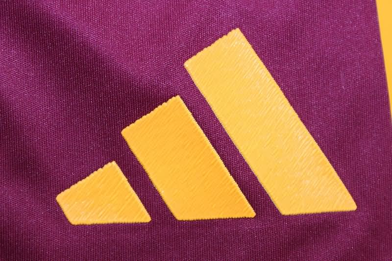 Thailand Quality(AAA) 25/26 AS Roma Home Soccer Shorts (Player)