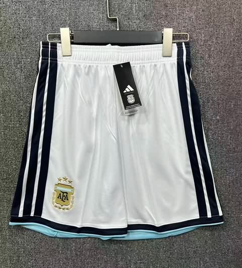Thailand Quality(AAA) 2026 Argentina White Soccer Shorts Thailand Quality(AAA) 2026 Argentina White Soccer Shorts