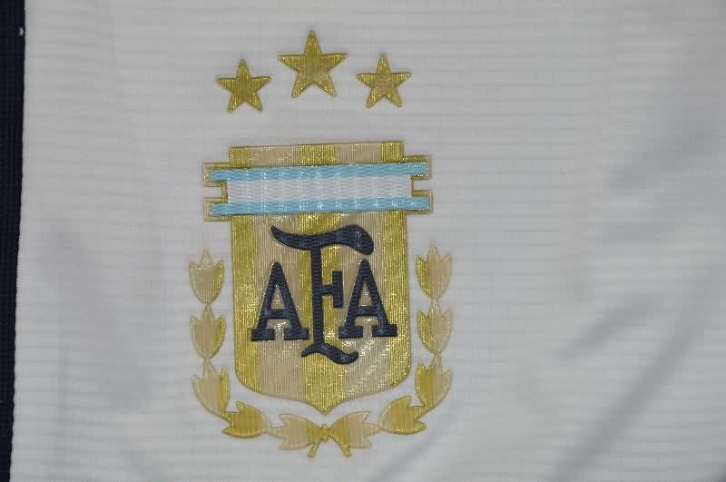 Thailand Quality(AAA) 2026 Argentina White Soccer Shorts (Player)