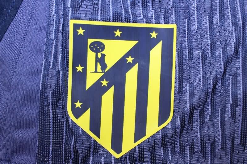 Thailand Quality(AAA) 25/26 Atletico Madrid Away Soccer Shorts (Player)