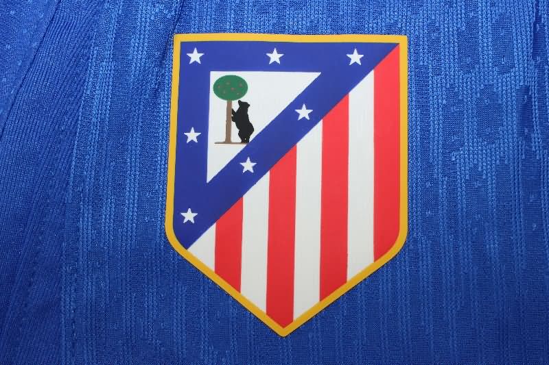 Thailand Quality(AAA) 25/26 Atletico Madrid Home Soccer Shorts (Player)
