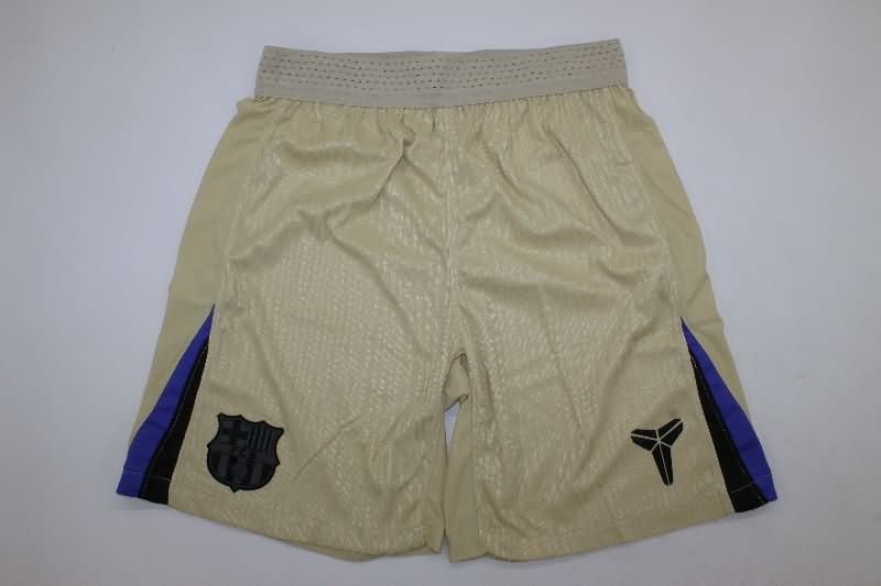 Thailand Quality(AAA) 25/26 Barcelona Away Soccer Shorts (Player)