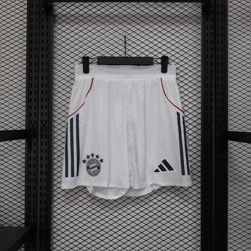 Thailand Quality(AAA) 2025/26 Bayern Munich Away Soccer Shorts (Player)