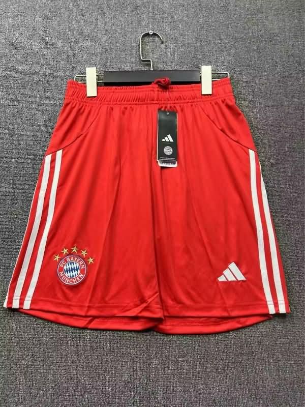 Thailand Quality(AAA) 2025/26 Bayern Munich Home Soccer Shorts