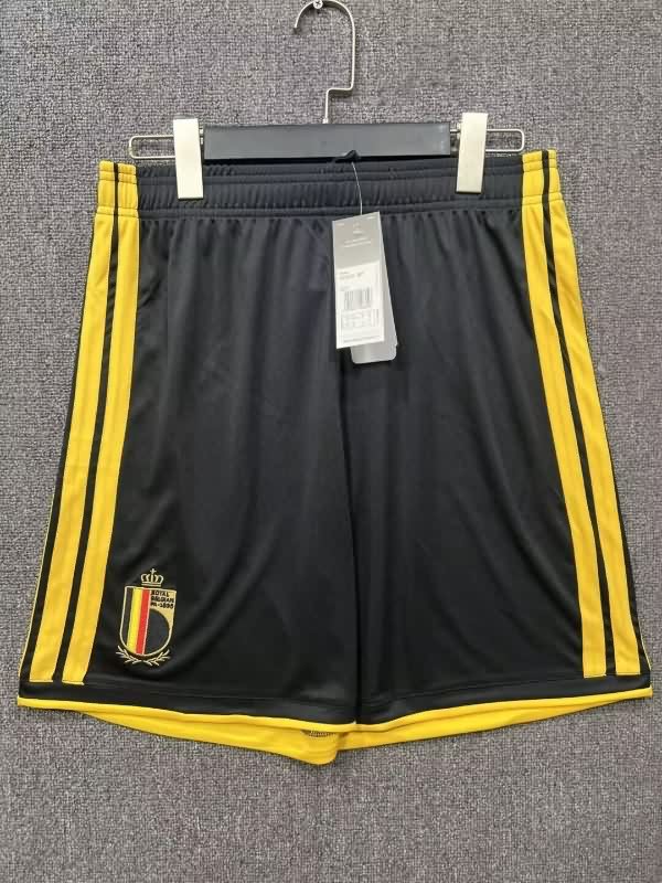 Thailand Quality(AAA) 2026 Belgium Home Soccer Shorts Thailand Quality(AAA) 2026 Belgium Home Soccer Shorts