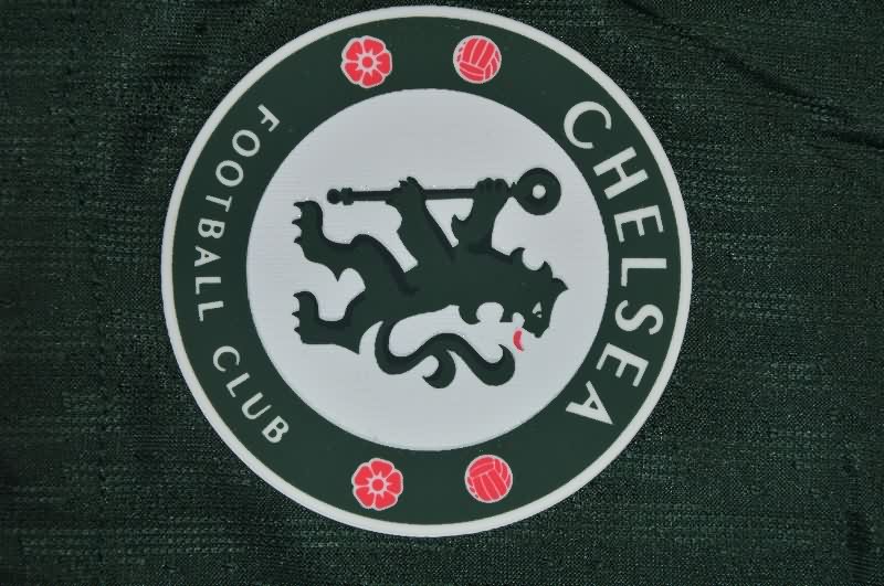 Thailand Quality(AAA) 2025/26 Chelsea Away Green Soccer Shorts (Player)