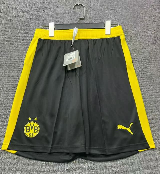 Thailand Quality(AAA) 25/26 Dortmund Home Black Soccer Shorts