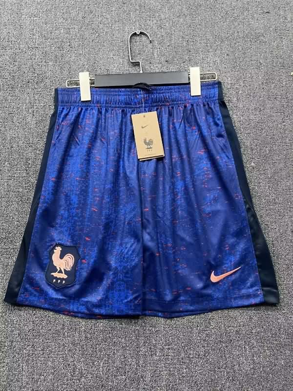 Thailand Quality(AAA) 2026 France Home Soccer Shorts Thailand Quality(AAA) 2026 France Home Soccer Shorts