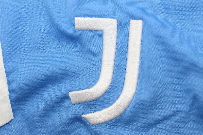 Thailand Quality(AAA) 25/26 Juventus Goalkeeper Blue Soccer Shorts