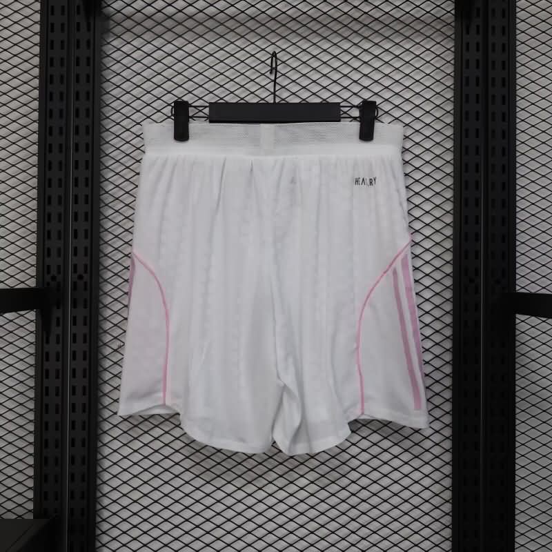 Thailand Quality(AAA) 25/26 Juventus Home White Soccer Shorts (Player)
