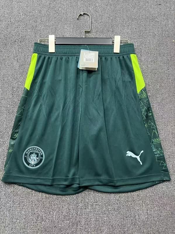 Thailand Quality(AAA) 25/26 Manchester City Fourth Soccer Shorts