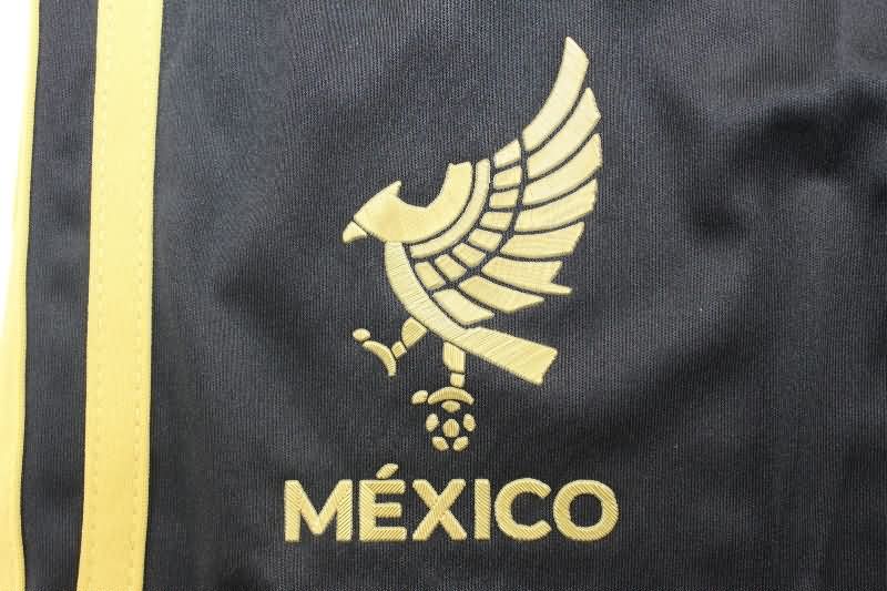 Thailand Quality(AAA) 2025 Mexico Gold Cup Black Soccer Shorts